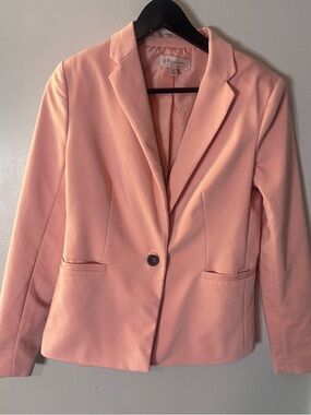 Philosophy Soft Pink Single-Button Spring Capsule Tailored Blazer, Size 6